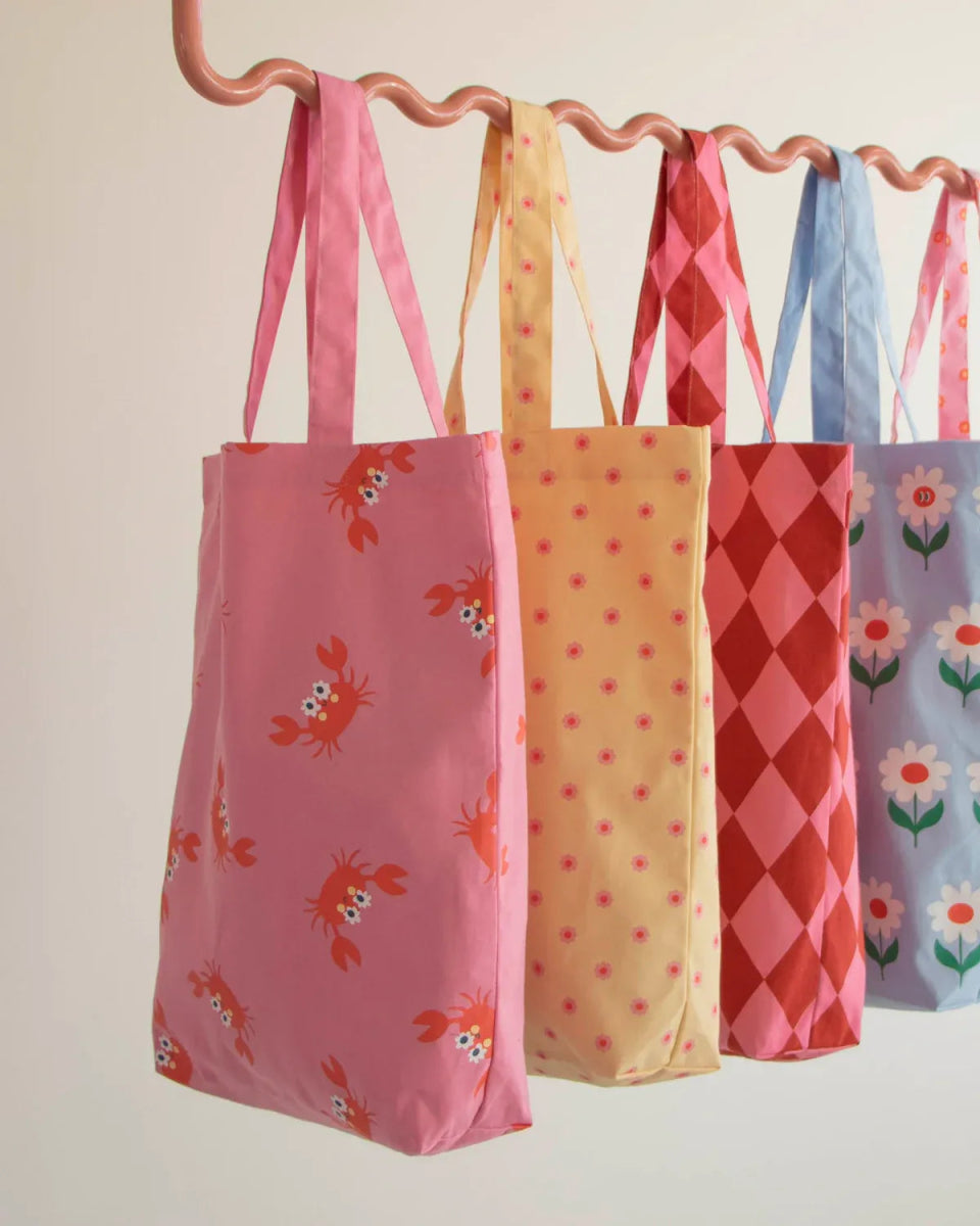 Kado Design - Tragetasche aus Baumwolle • Krabben (Anne Pascal) - Tasche - ROSA ECK Concept Store