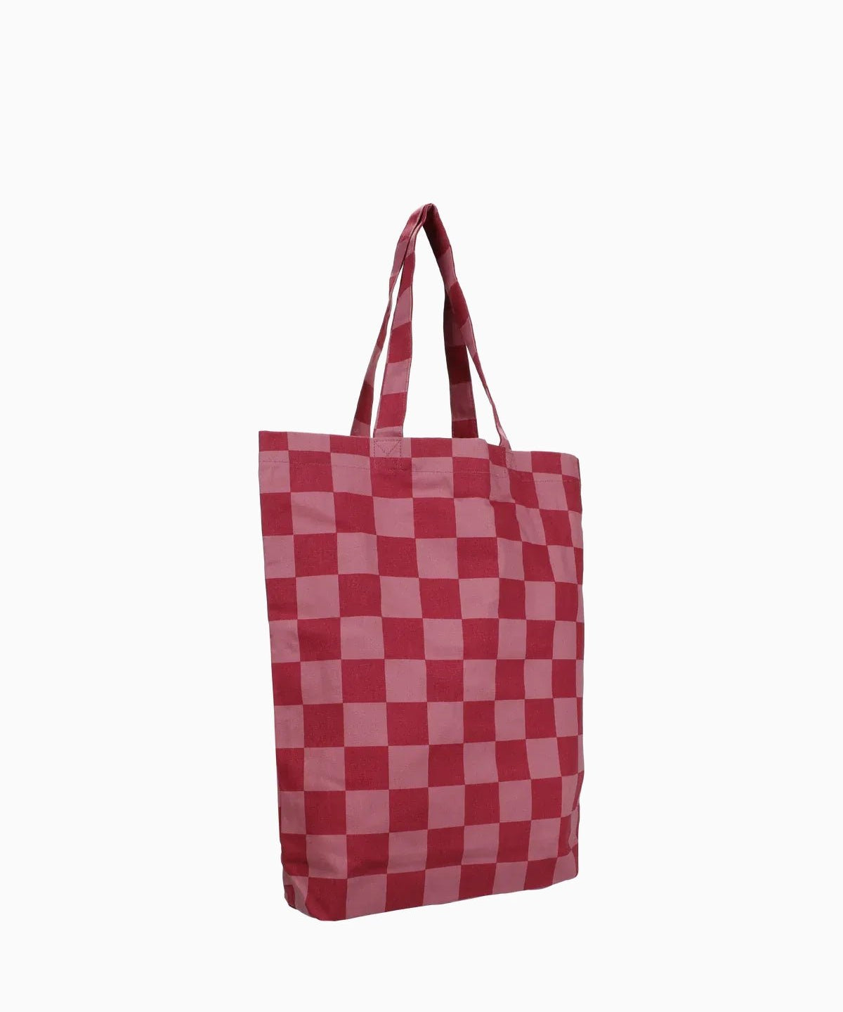 Kado Design - Tragetasche aus Baumwolle • Rot / Dunkelrot kariert - Tasche - ROSA ECK Concept Store