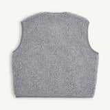 Happymess Merino Weste Stone Grey