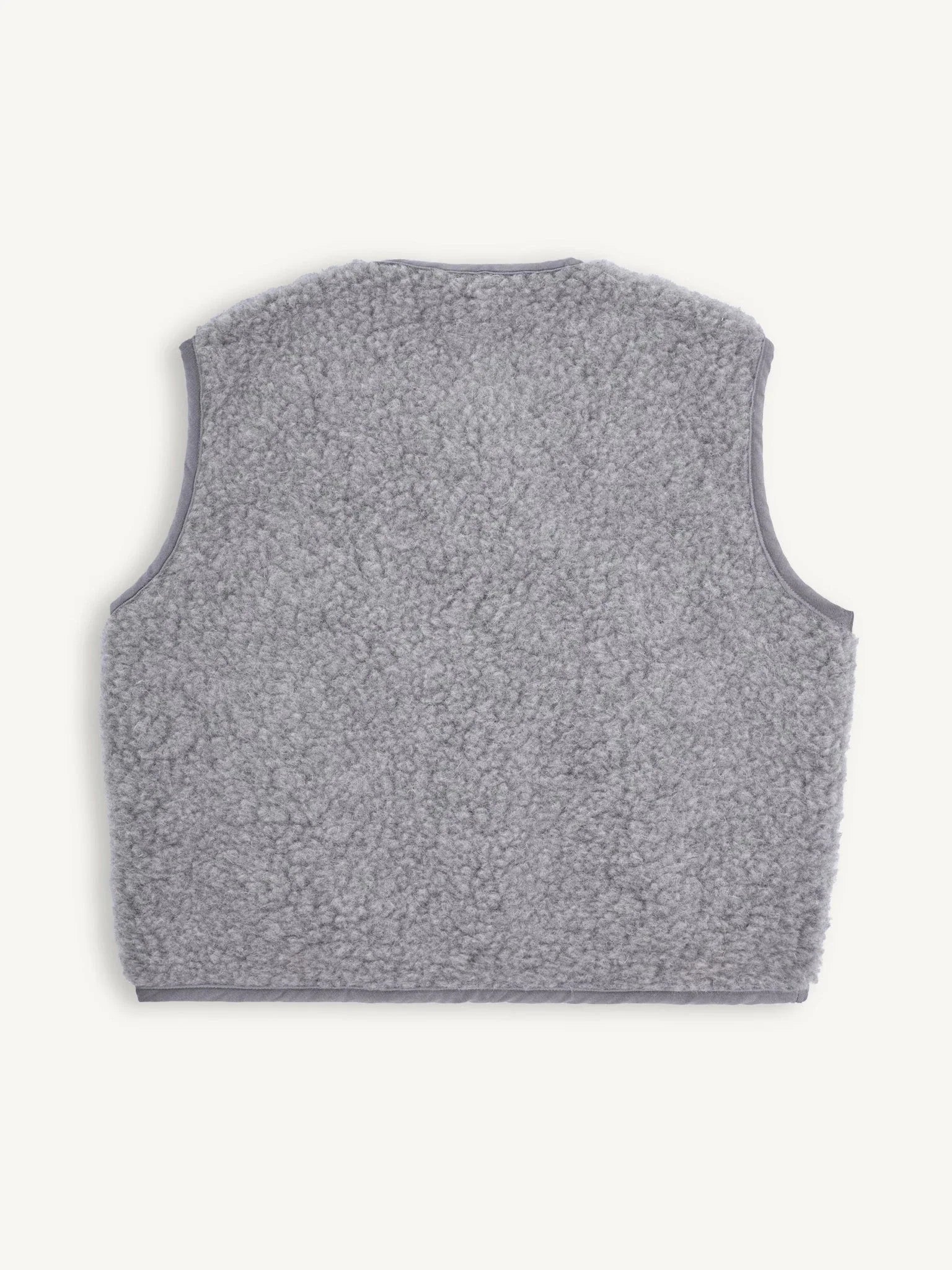 Happymess Merino Weste Stone Grey