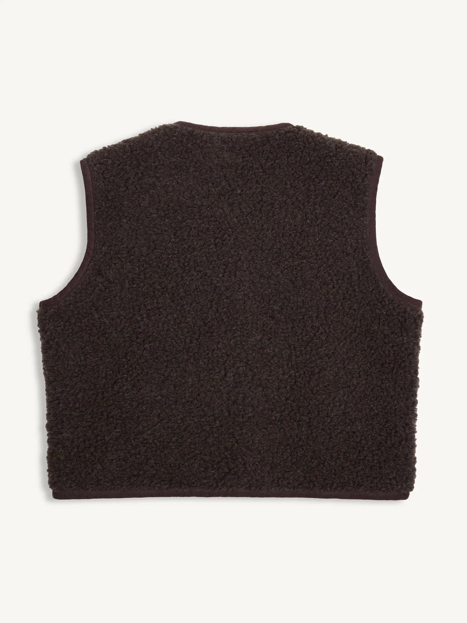 Happymess Merino Weste Chocolate Brown