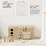 KinderStärken - DU BIST STARK 50x70cm Poster - ROSA ECK