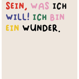 KinderStärken - WUNDER Poster (50 x 70 cm) - ROSA ECK - Bunt, Kinder, Papier