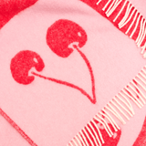 KLEKKS - KLEKKS × donpriggos NO. 33 Wolldecke • Rot/Rosa - ROSA ECK