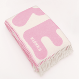 KLEKKS - KLEKKS NO. 11 Wolldecke • Rosa - ROSA ECK