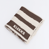 KLEKKS - KLEKKS NO. 34 Leichte Baumwolldecke • Braun - ROSA ECK
