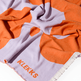 KLEKKS - KLEKKS NO. 8 Leichte Baumwolldecke • Orange - ROSA ECK