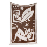 KLEKKS - KLEKKS x hannah.muehi NO. 31 Wolldecke in Braun - Sofadecke - ROSA ECK