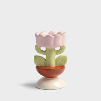 &Klevering - BLUME Kerzenhalter • small - ROSA ECK