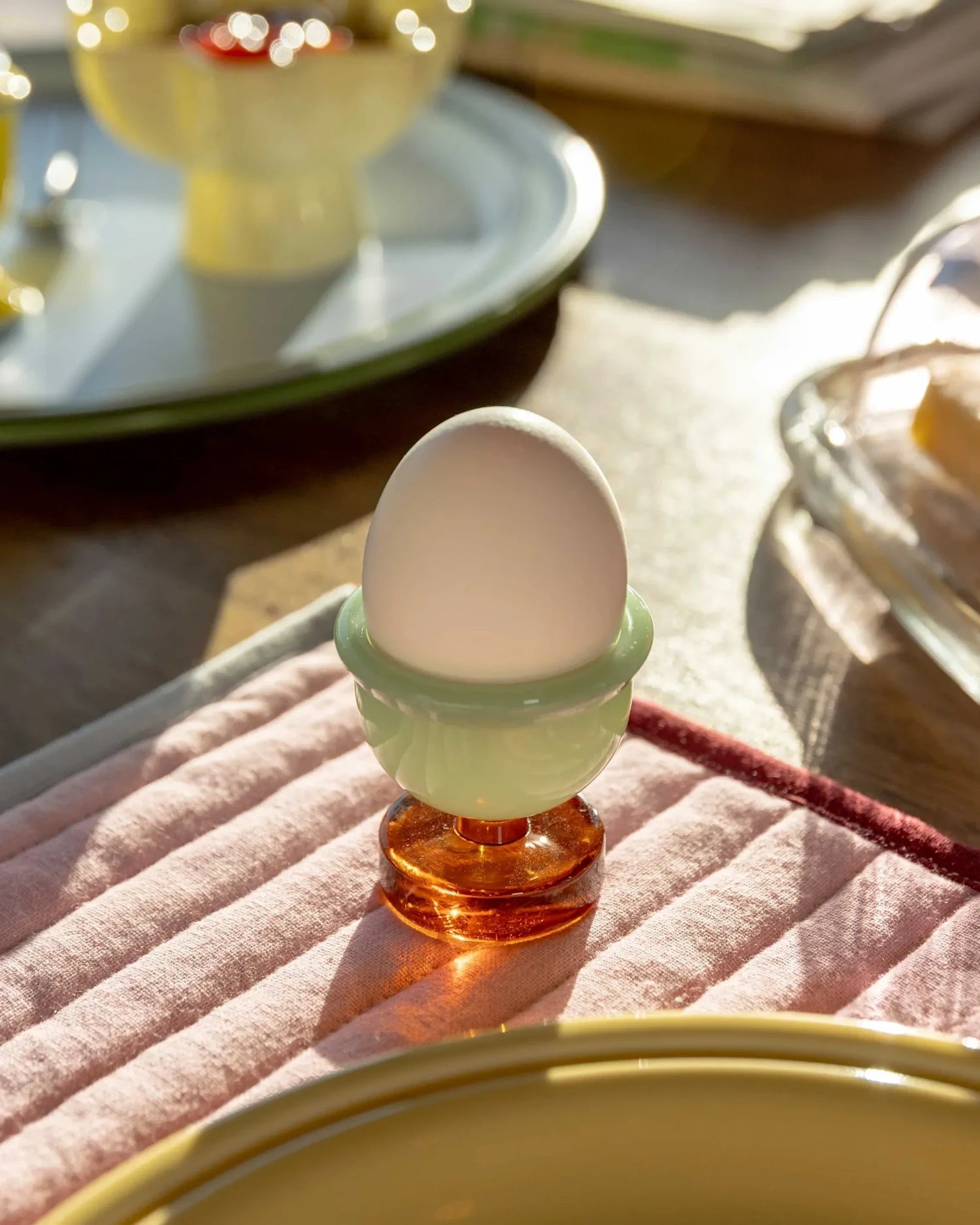 &Klevering - CANTINE Eierbecher • amber - ROSA ECK
