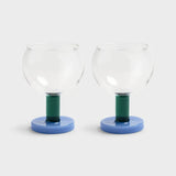&Klevering - CANTINE Trinkglas • blue - Trinkglas - ROSA ECK Concept Store