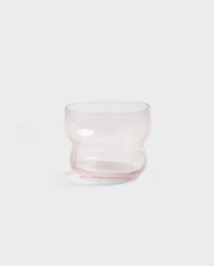 &Klevering - CIRCUS Trinkglas • pink - ROSA ECK