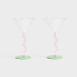 &Klevering - Cocktailglas • Pink - ROSA ECK