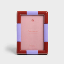 &Klevering - RIFT Bilderrahmen • Burgunder - ROSA ECK