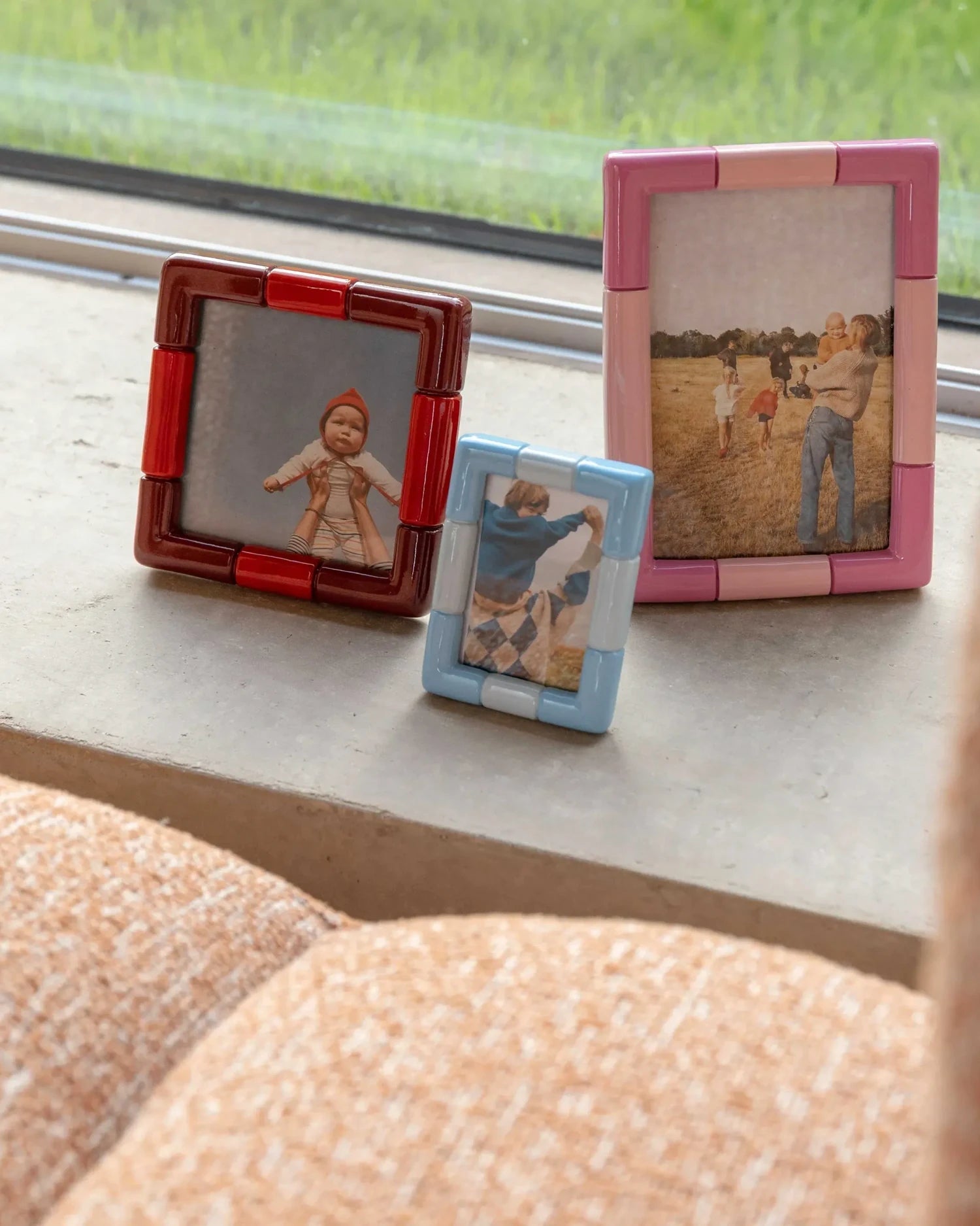 &Klevering - RIFT Bilderrahmen • rectangle candy pink - ROSA ECK