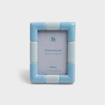 &Klevering - RIFT Bilderrahmen • rectangle ice blue - ROSA ECK