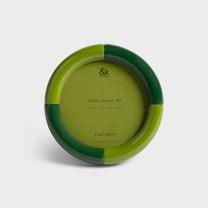 &Klevering - RIFT Bilderrahmen • round green - ROSA ECK