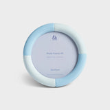 &Klevering - RIFT Bilderrahmen • round ice blue - ROSA ECK