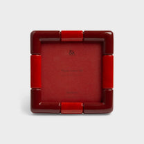 &Klevering - RIFT Bilderrahmen • square burgundy - ROSA ECK