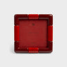 &Klevering - RIFT Bilderrahmen • square burgundy - ROSA ECK
