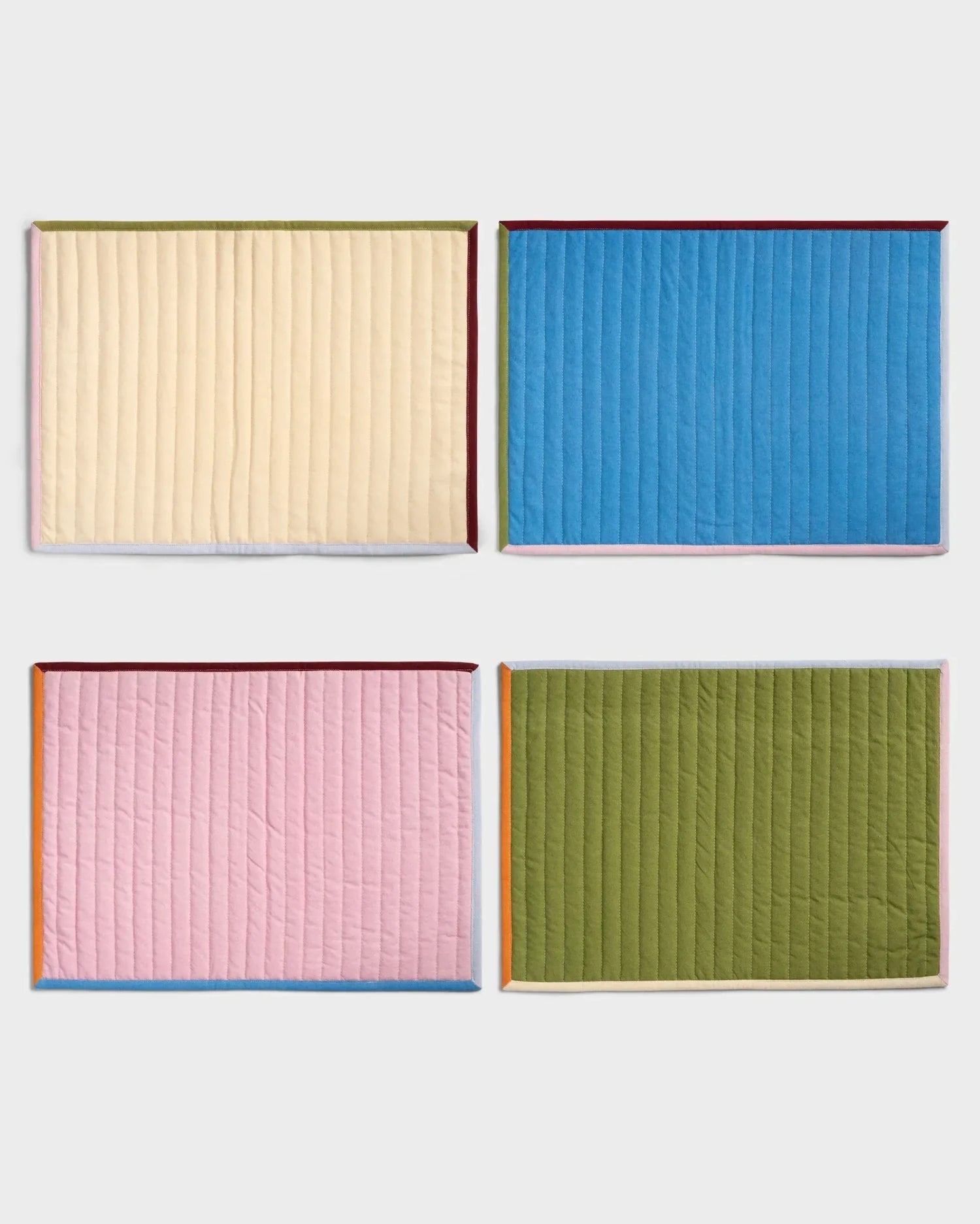 &Klevering - STITCH Tischset (4er - Set) - ROSA ECK