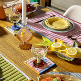 &Klevering - STITCH Untersetzer (4er - Set) - ROSA ECK