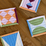 &Klevering - STITCH Untersetzer (4er - Set) - ROSA ECK