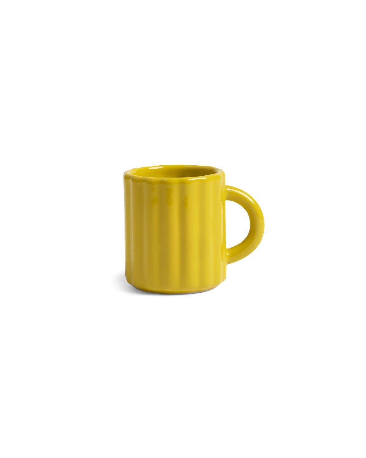&Klevering - TUBE Espressotasse • Gelb - Kaffee - und Teetasse - ROSA ECK