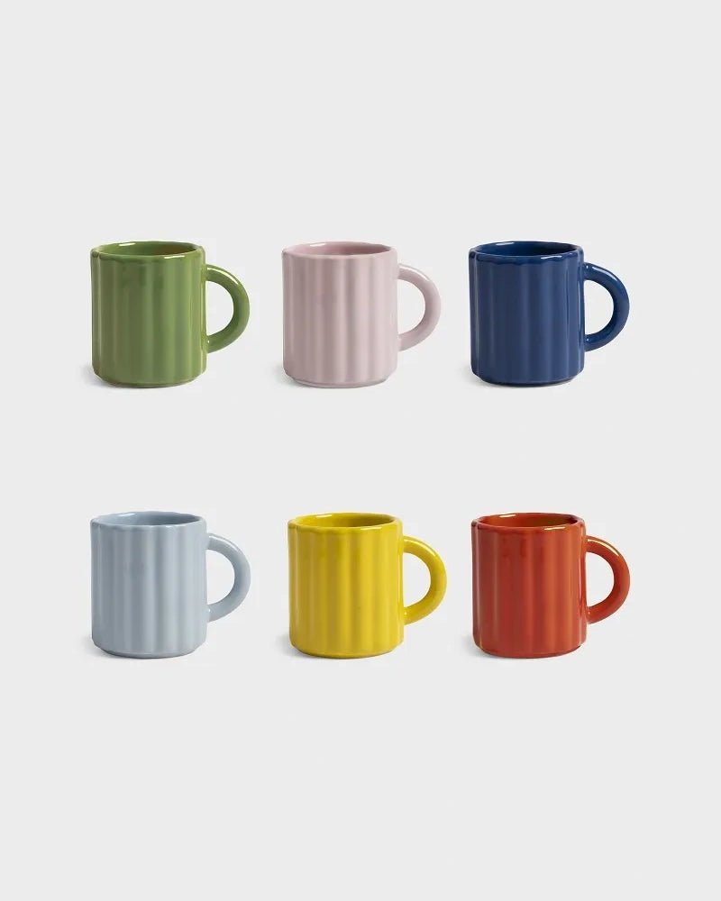 &Klevering - TUBE Espressotasse • Hellblau - Kaffee - und Teetasse - ROSA ECK