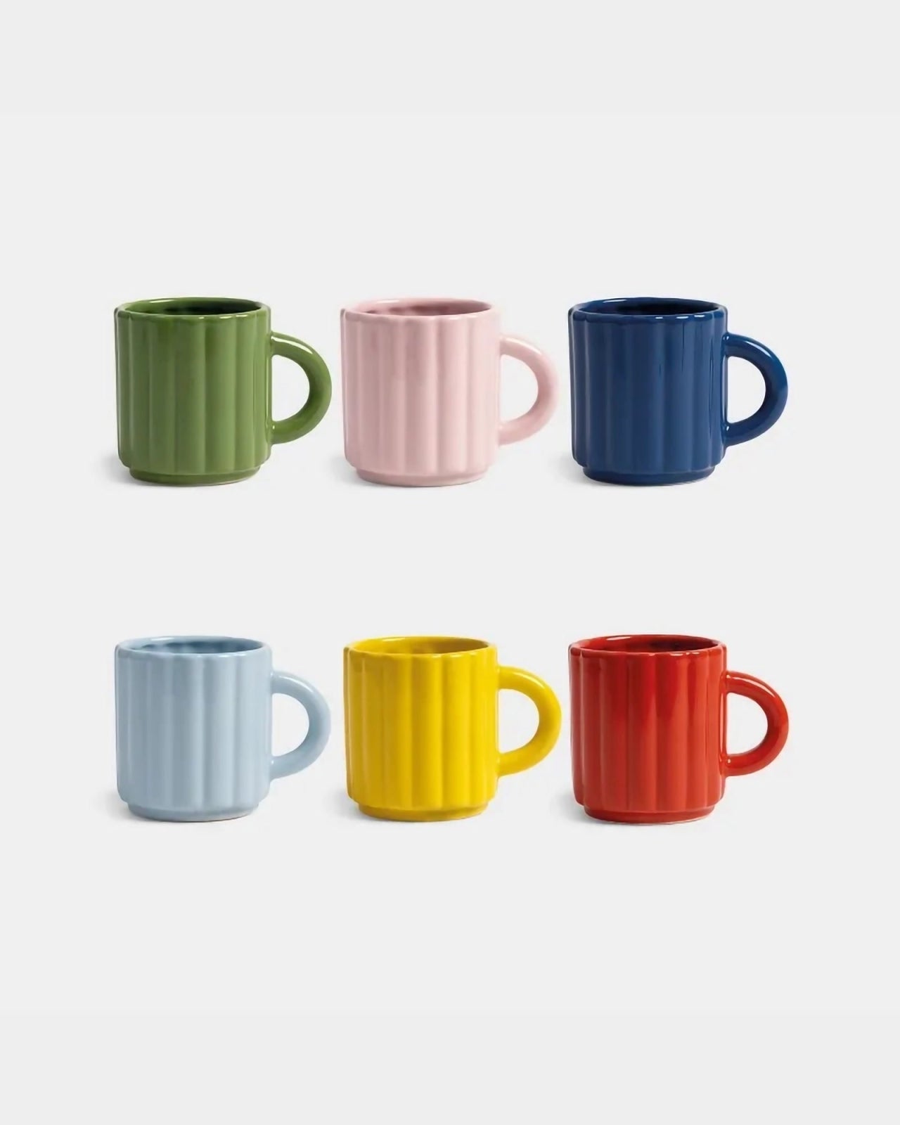 &Klevering - TUBE Tasse | Hellblau - Kaffee - und Teetasse - ROSA ECK Concept Store