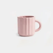 &Klevering - TUBE Tasse | Rosa - Kaffee - und Teetasse - ROSA ECK Concept Store