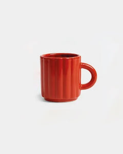&Klevering - TUBE Tasse | Rot - Kaffee - und Teetasse - ROSA ECK Concept Store