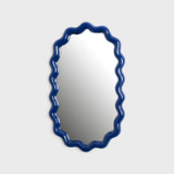 &Klevering - ZIGZAG Wandspiegel • Blau - ROSA ECK