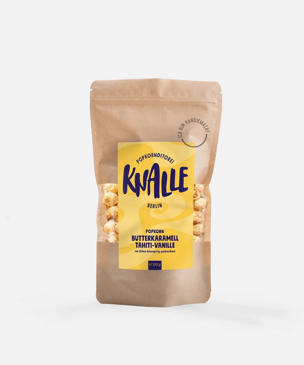 Knalle Popcorn - Butterkaramell Tahiti - Vanille Popcorn (40 g) - ROSA ECK
