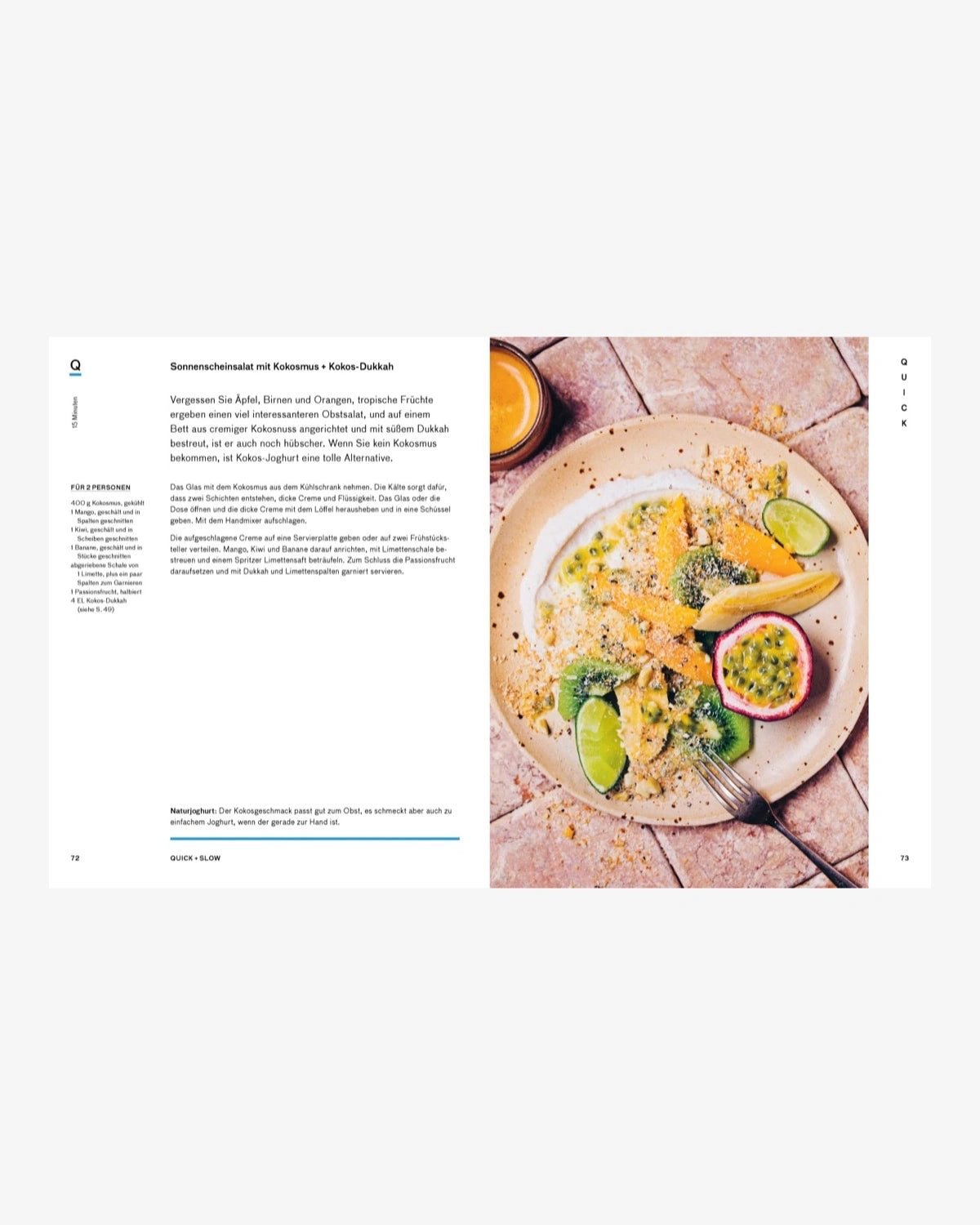 Knesebeck Verlag - DIE GRÜNE KÜCHE – QUICK + SLOW Kochbuch - ROSA ECK