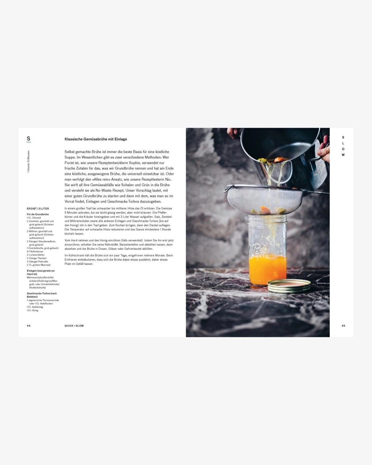 Knesebeck Verlag - DIE GRÜNE KÜCHE – QUICK + SLOW Kochbuch - ROSA ECK