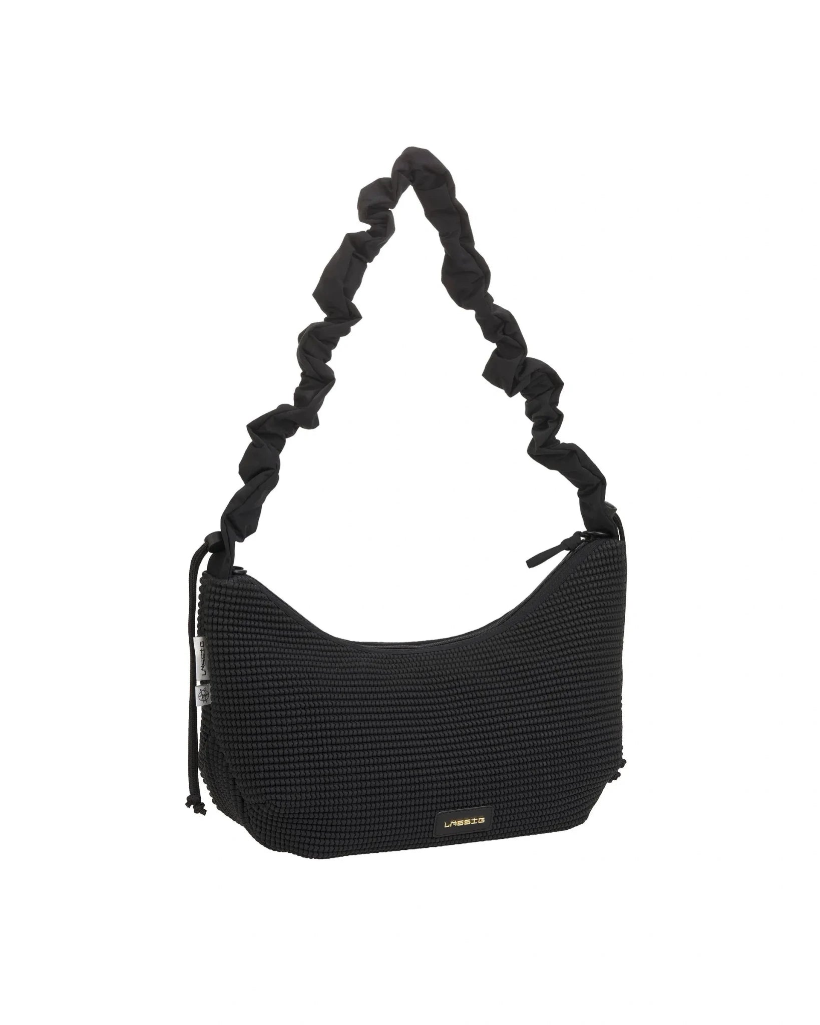 Lässig - LUNUA Wickeltasche Crossbody • Nubbed black - ROSA ECK