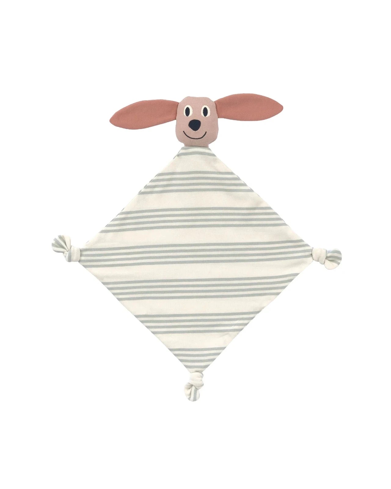 Lässig - TINY TEAM Schmusetuch aus Bio-Baumwolle • Hund - ROSA ECK