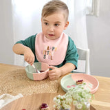 Lässig - HAPPY FRUITS Kinder - Besteck mit Silikongriff • Kirsche - ROSA ECK
