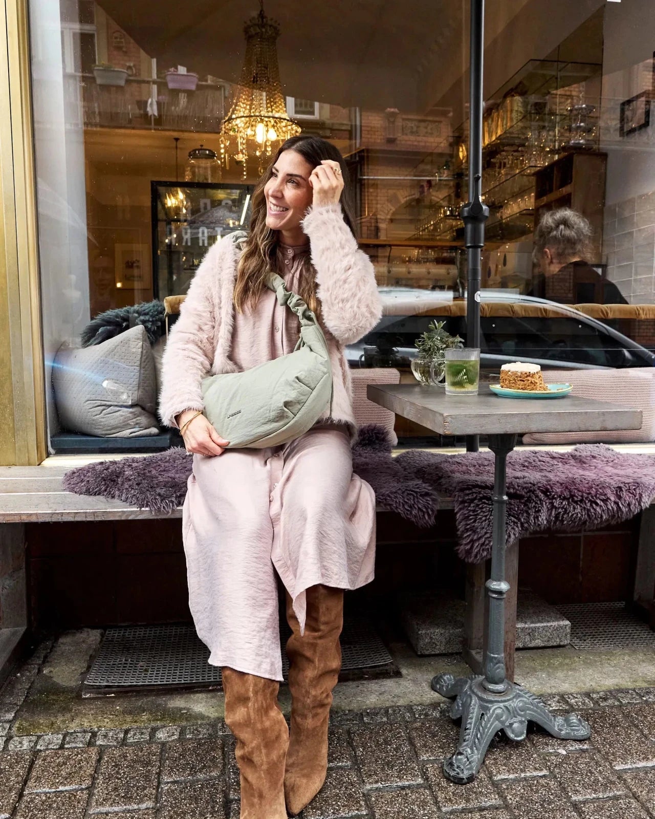 Lässig - LUNUA Wickeltasche Crossbody • mint - ROSA ECK
