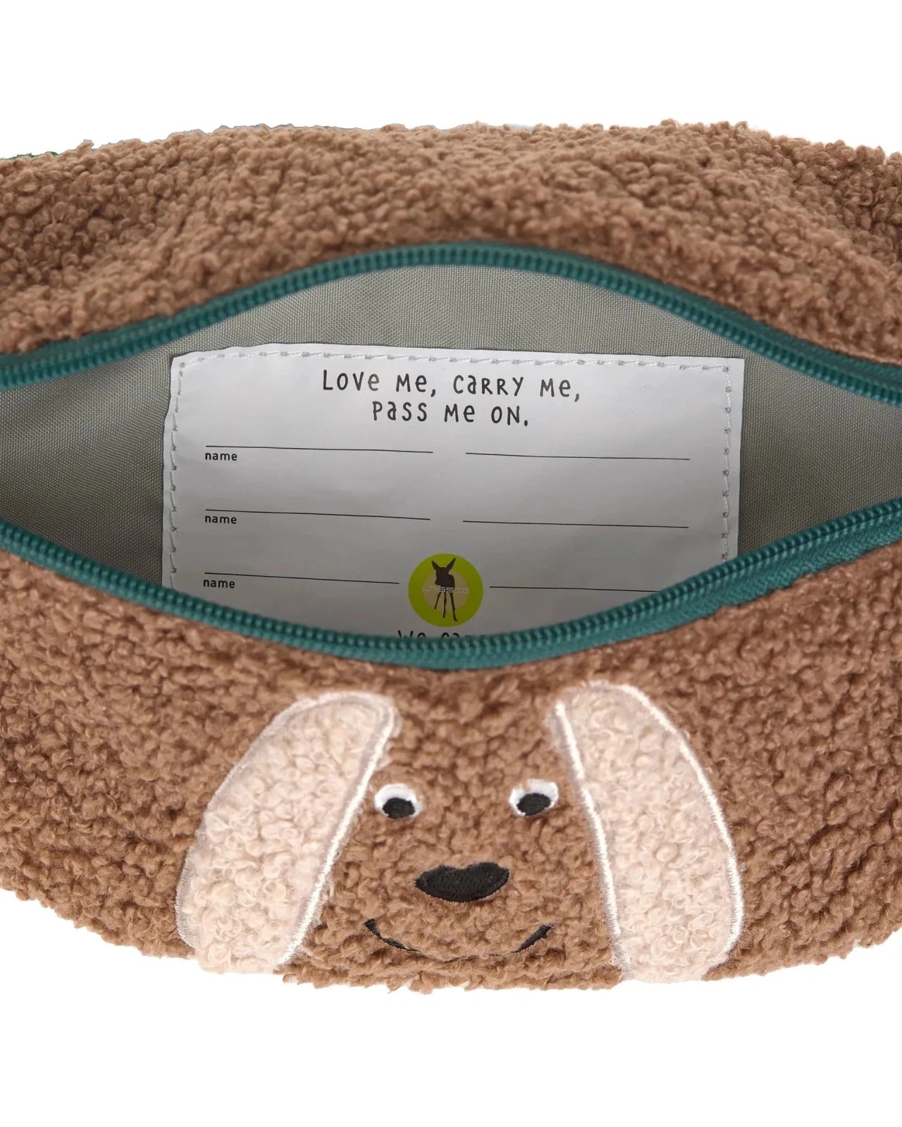 Lässig - TINY TEAM Mini - Bauchtasche für Kinder • Hund - ROSA ECK