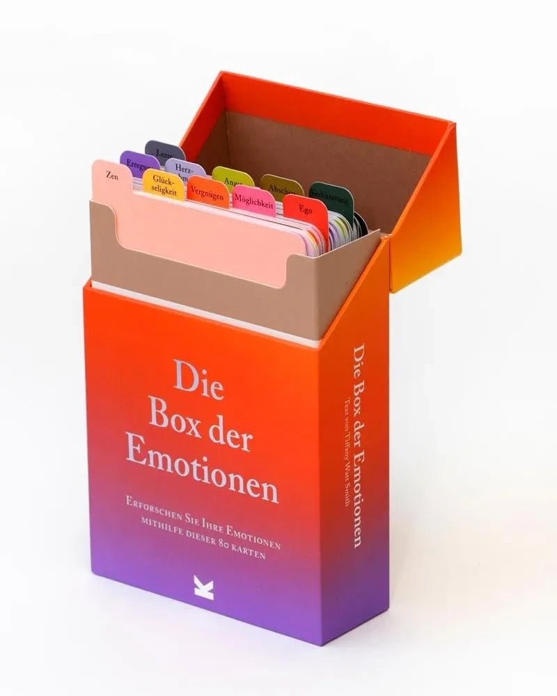 Laurence King Publishing - DIE BOX DER EMOTIONEN 80 Karten zur Selbstreflexion - Spiel - ROSA ECK