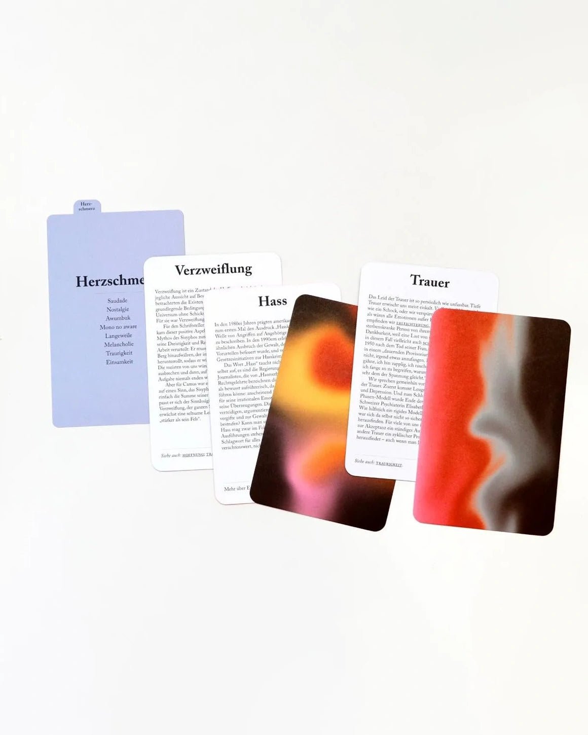 Laurence King Publishing - DIE BOX DER EMOTIONEN 80 Karten zur Selbstreflexion - Spiel - ROSA ECK