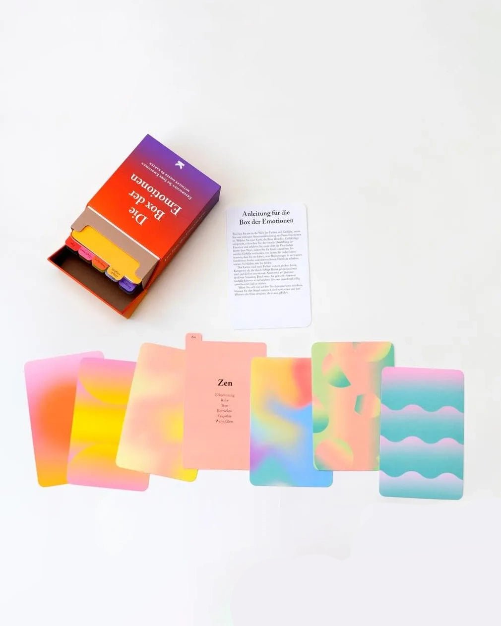 Laurence King Publishing - DIE BOX DER EMOTIONEN 80 Karten zur Selbstreflexion - Spiel - ROSA ECK