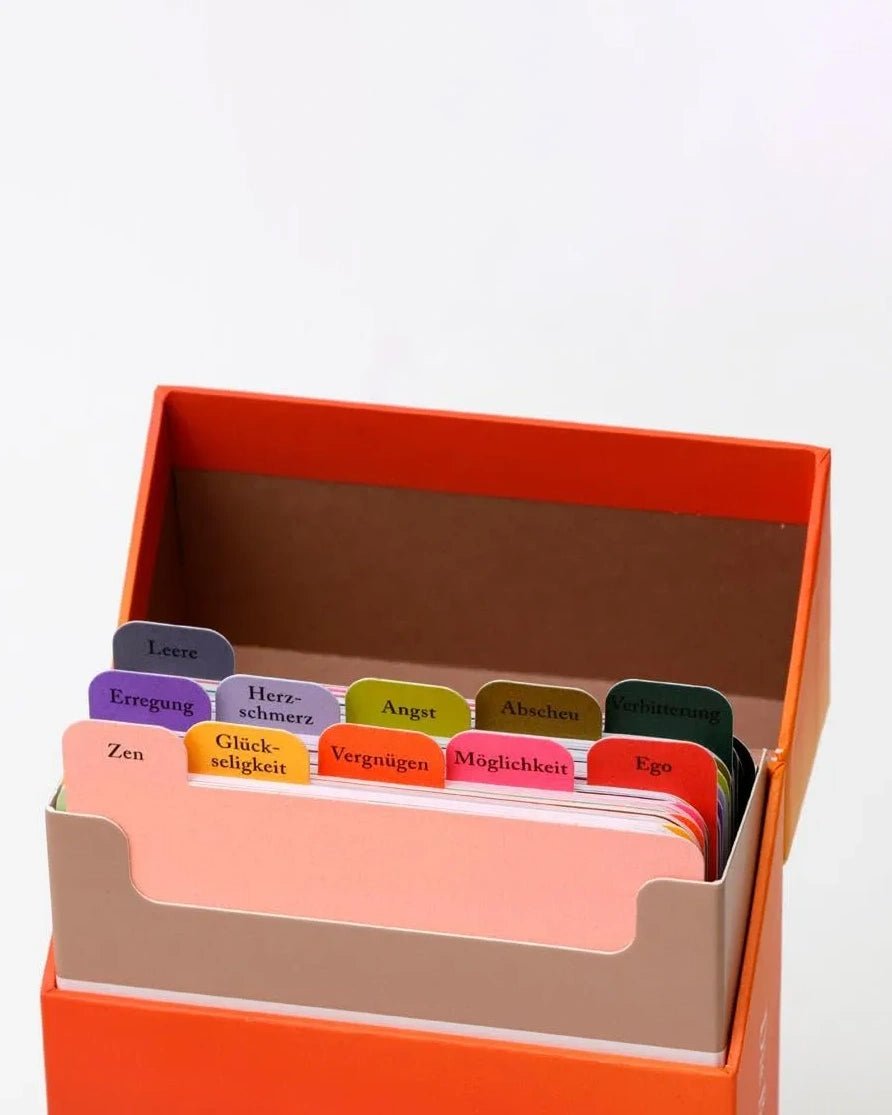 Laurence King Publishing - DIE BOX DER EMOTIONEN 80 Karten zur Selbstreflexion - Spiel - ROSA ECK