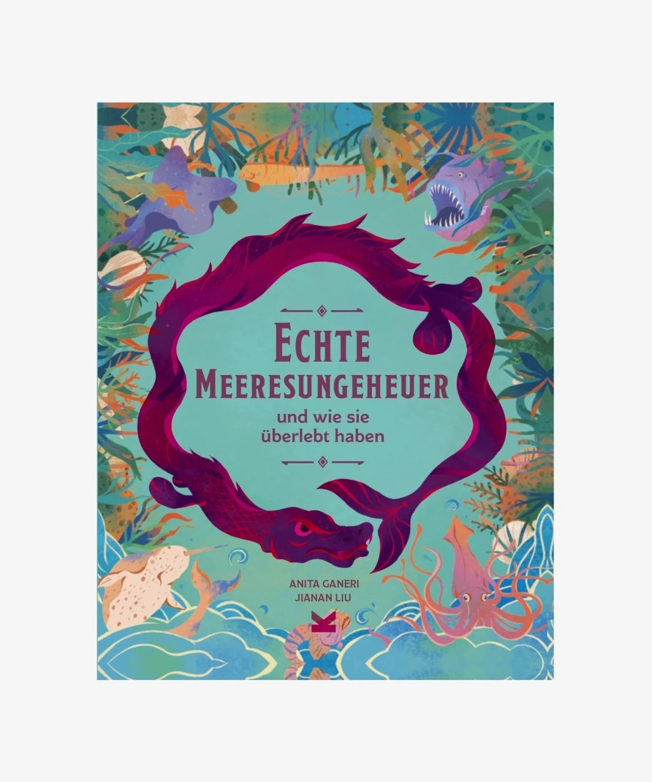 Laurence King Publishing - ECHTE MEERESUNGEHEUER Kinderbuch - ROSA ECK