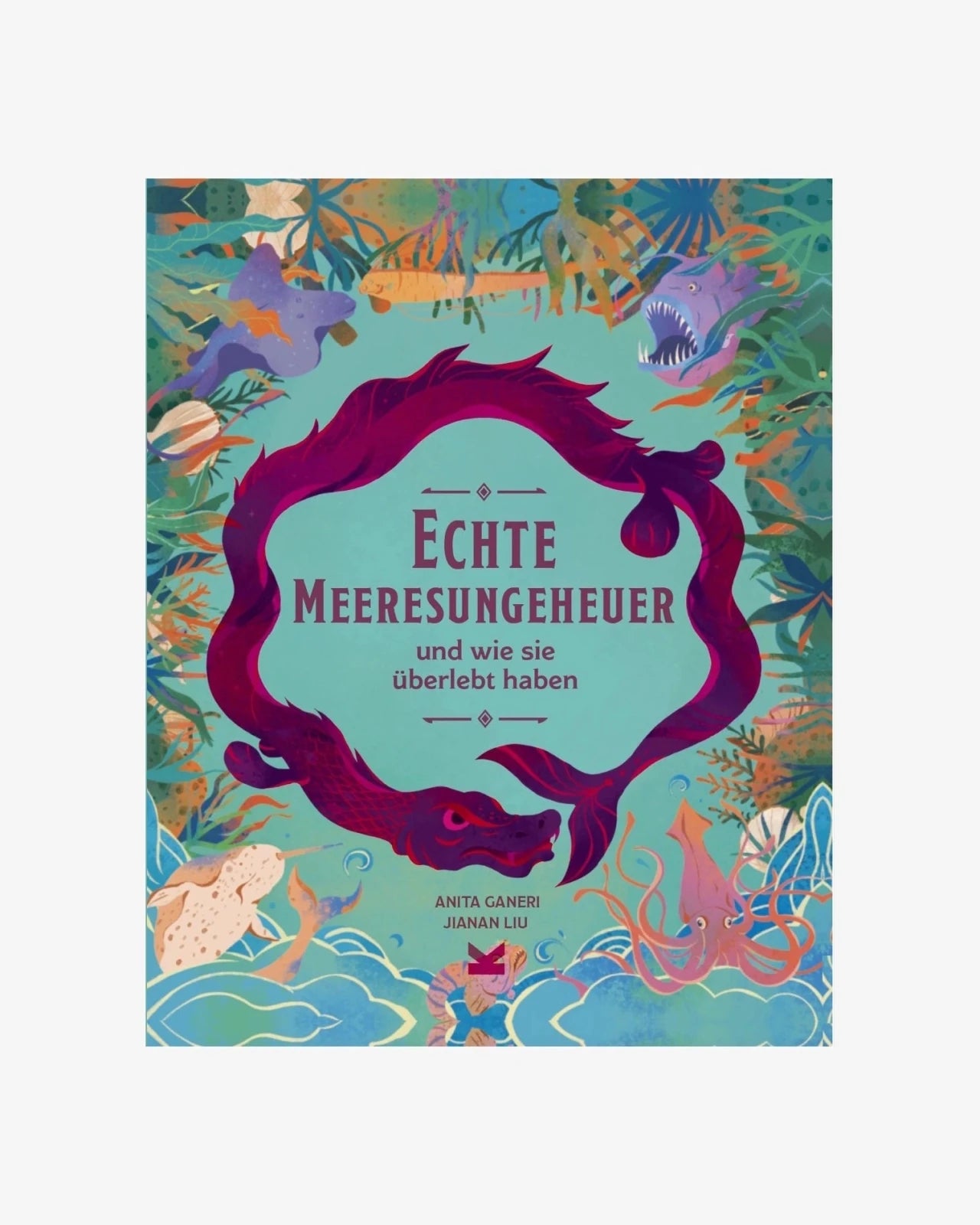 Laurence King Publishing - ECHTE MEERESUNGEHEUER Kinderbuch - ROSA ECK