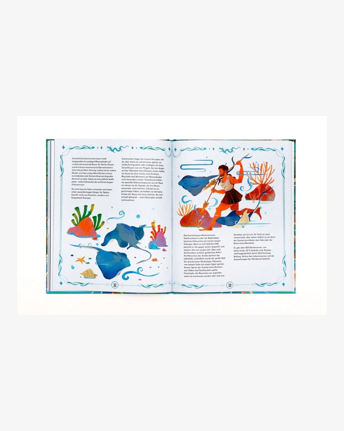 Laurence King Publishing - ECHTE MEERESUNGEHEUER Kinderbuch - ROSA ECK