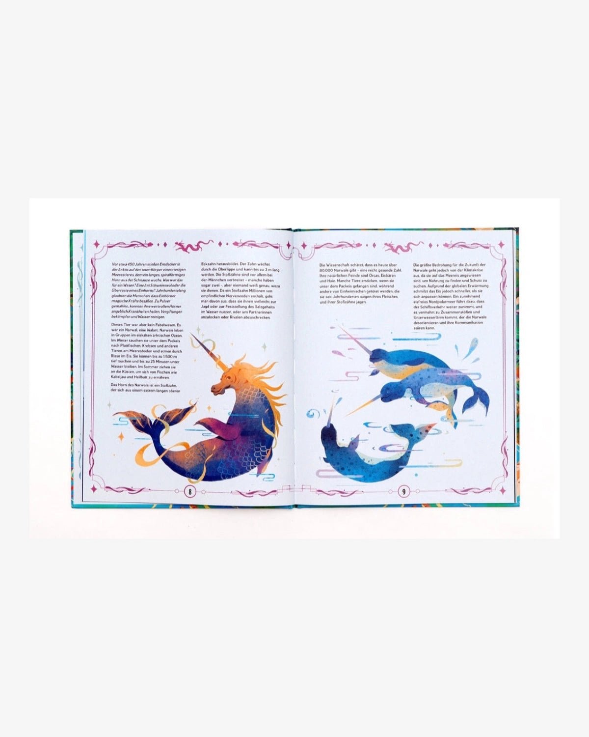Laurence King Publishing - ECHTE MEERESUNGEHEUER Kinderbuch - ROSA ECK