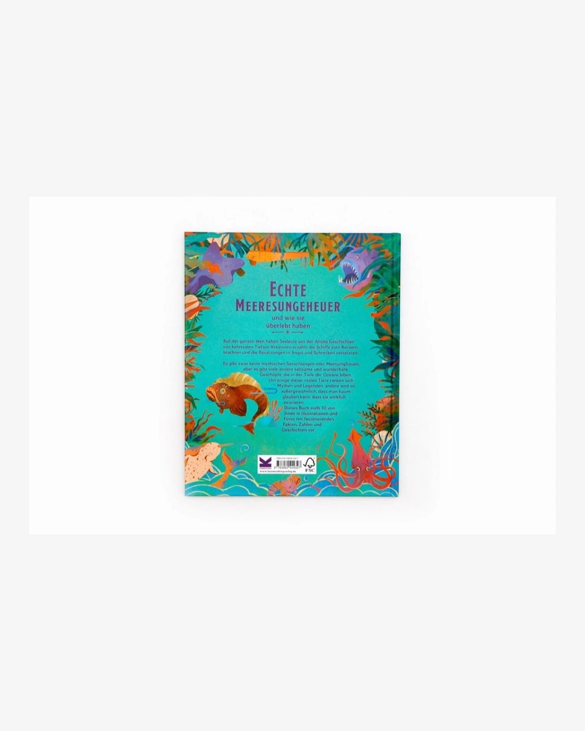 Laurence King Publishing - ECHTE MEERESUNGEHEUER Kinderbuch - ROSA ECK